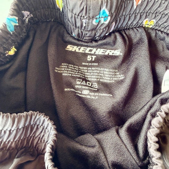 Skechers Black Athletic Shorts with Heart Accents - Picture 3 of 3